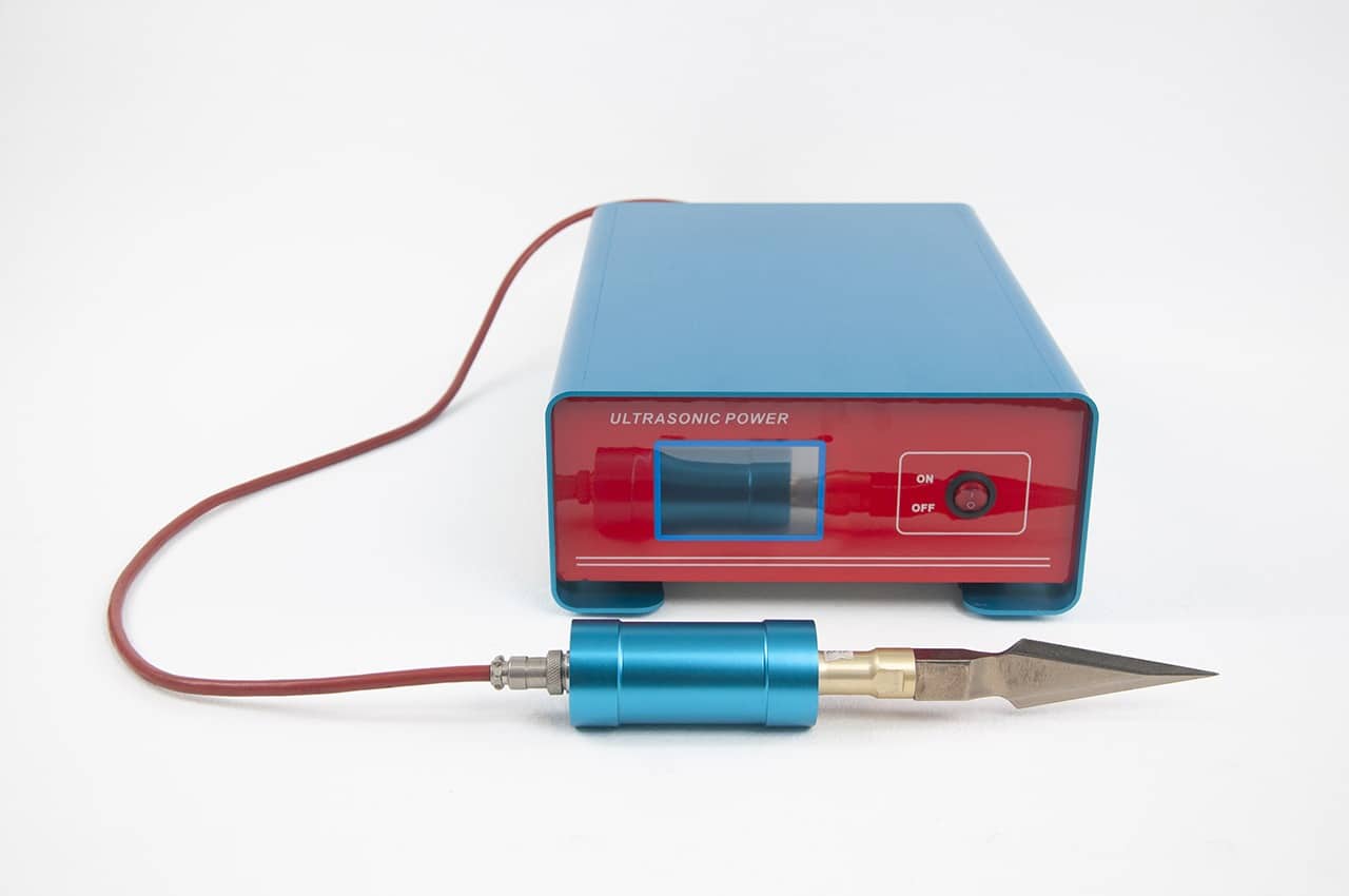 Rotary Ultrasonic Cutter Laboratory Industrial Ultrasound Plastic Cutting  Knife Machine