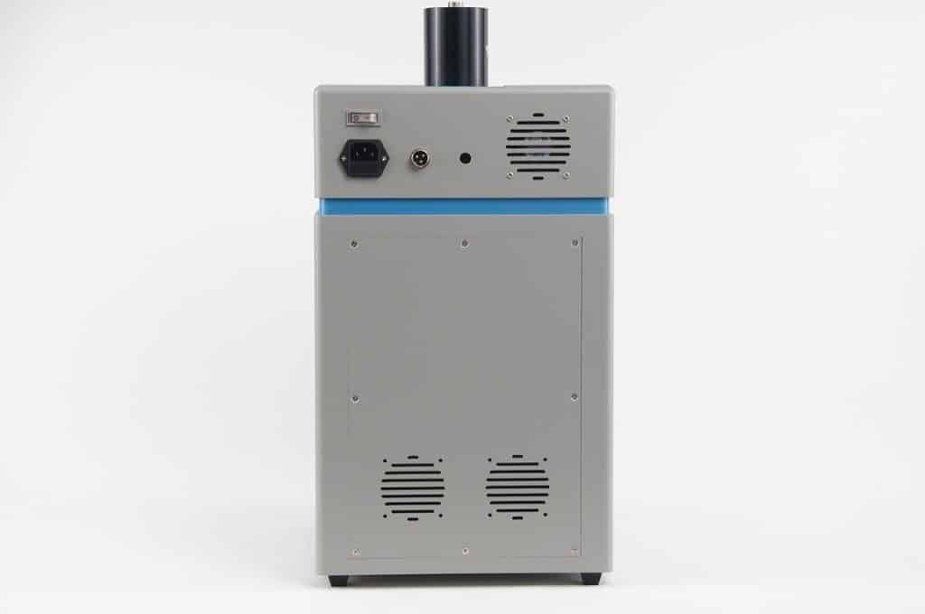 The back of the Integrated Ultrasonic Homogenizer