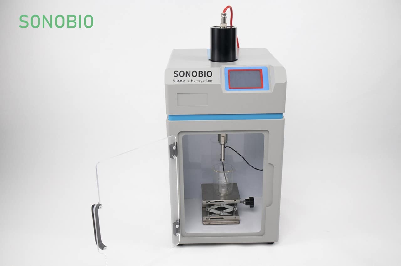 integrated ultrasonic homogenizer