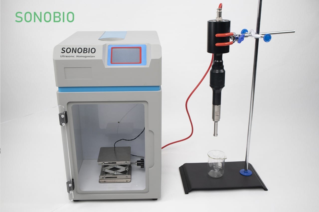 integrated ultrasonic homogenizer