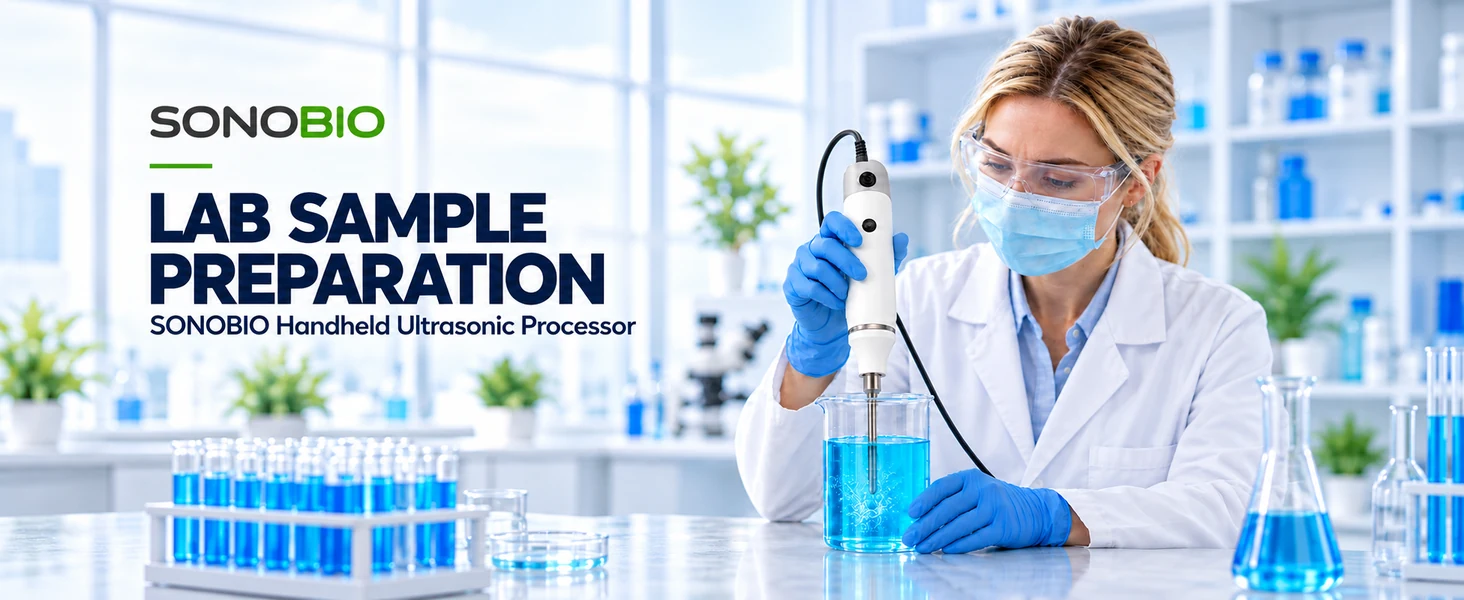 SONOBIO Handheld Ultrasonic Homogenizer Plus | SONO-H3 / H6 / H8 SONOBIO product overview 4