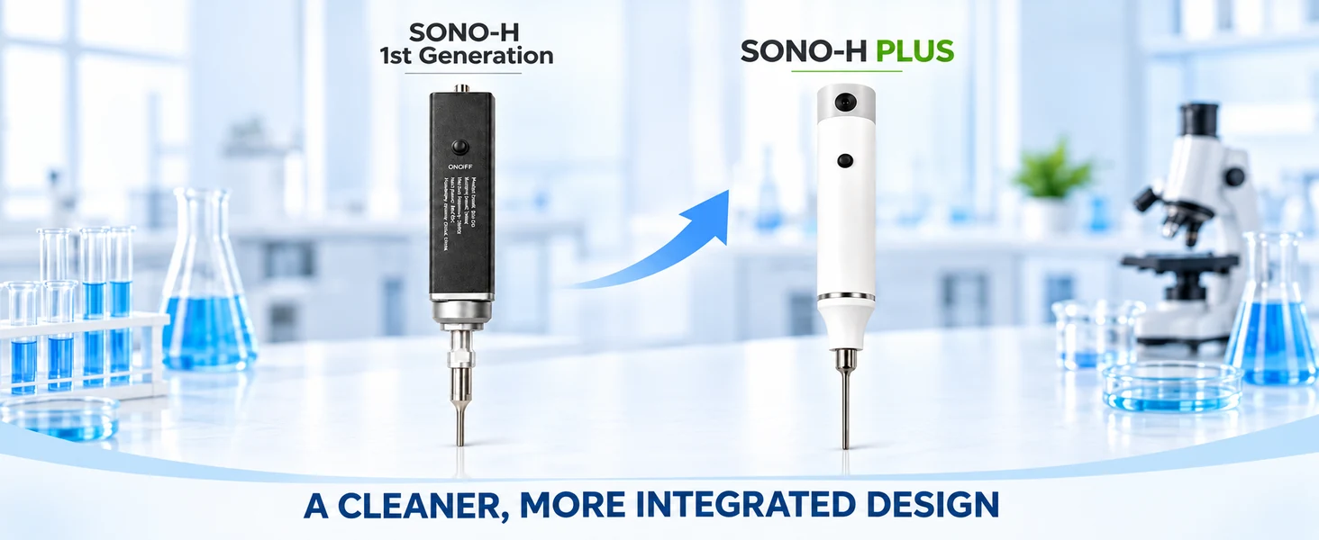 SONOBIO Handheld Ultrasonic Homogenizer Plus | SONO-H3 / H6 / H8 SONOBIO product overview 6